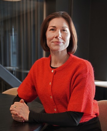 Porträtt av Helena, grundare av Position Eight Consulting